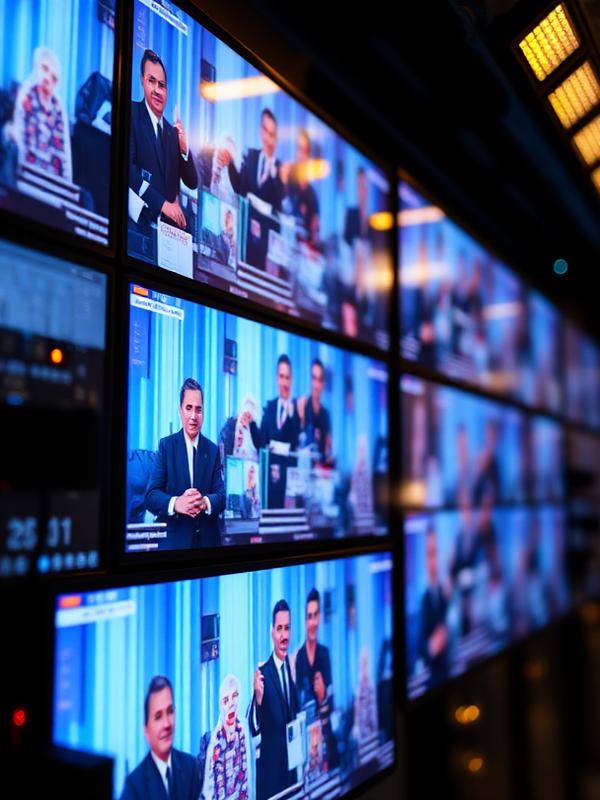 Operação de áudio ao vivo em evento corporativo